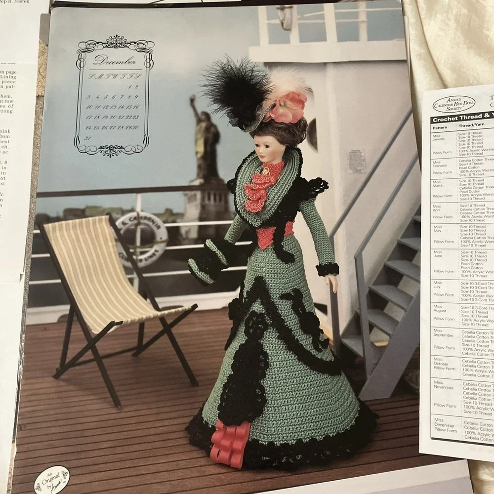 Annie's‎ Calendar Bed Doll Society The 1995 Collector's Series, Complete
